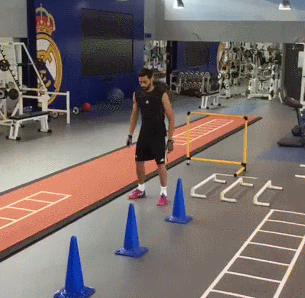 Alvaro Arbeloa Training For Olympics GIF