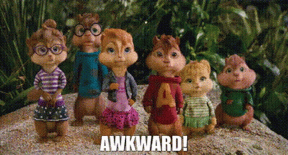 Alvin And The Chipmunks Awkward Reaction GIF