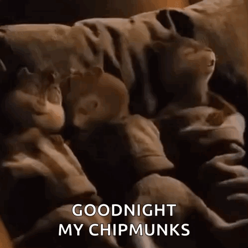 Alvin And The Chipmunks Goodnight GIF