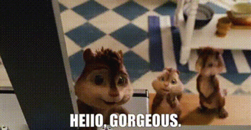 Alvin And The Chipmunks Hello Gorgeous GIF