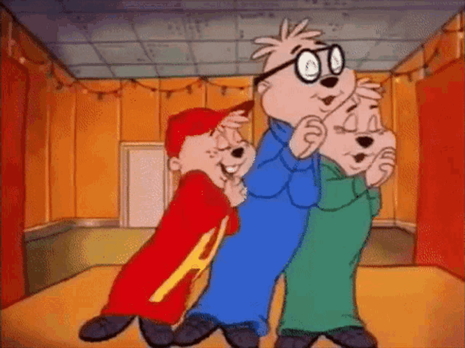 Alvin And The Chipmunks Singing Together GIF