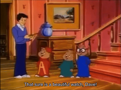 Alvin And The Chipmunks That Sure Is A Beautiful Watch GIF