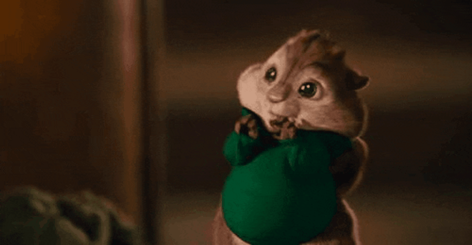 Alvin And The Chipmunks Theodore Cheerful Reaction GIF