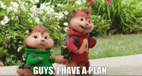 Alvin And Theodore Chipmunks Going To School GIF
