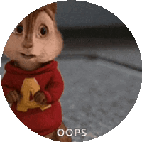 Alvin Chipmunks Says Ooops GIF