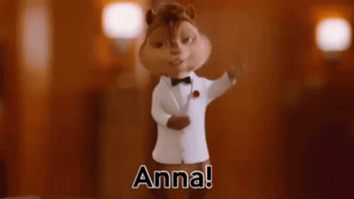 Alvin The Chipmunk Introducing Anna GIF