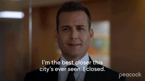 Always Be Closing Harvey Specter Suits GIF