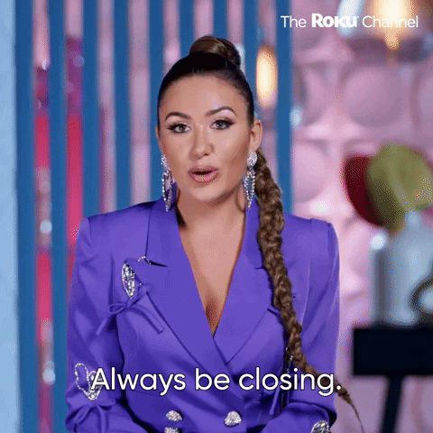 Always Be Closing Sassy Chic Lady GIF