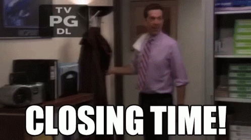 Always Be Closing The Office Closing Time GIF