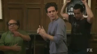Always Sunny Boys Happy Dance GIF