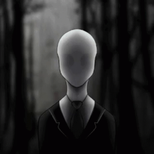 Always Watching Black Slenderman GIF