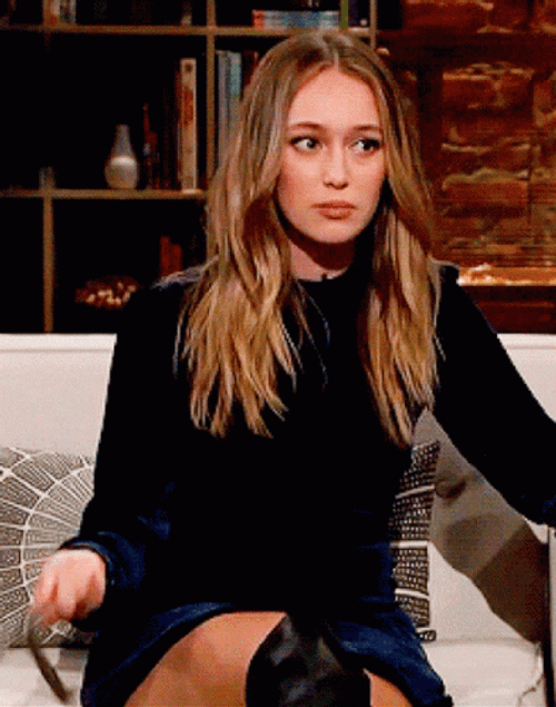 Alycia Debnam-Carey Sassy Butterfly Knife Skill GIF