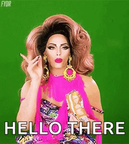 Alyssa Edwards Drag Race Hello There GIF