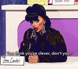Alyssa Edwards Impersonating Joan Crawford GIF