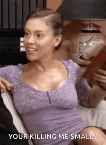 Alyssa Milano Your Killing Me Smalls GIF