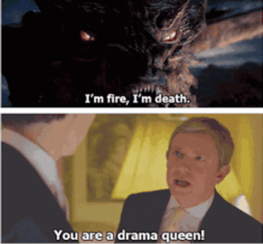 Am I The Drama Queen GIF
