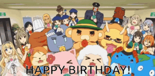 Amagi Brilliant Park Birthday Meme GIF