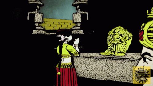 Amal Chitra Katha Cartoon of Man and Woman