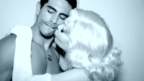 Amanda Lepore Stealing Hickey Kisses GIF
