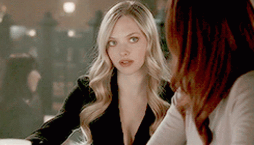 Amanda Seyfried Hateful Stare Glare GIF