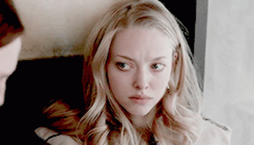 Amanda Seyfried Hurting Stare GIF