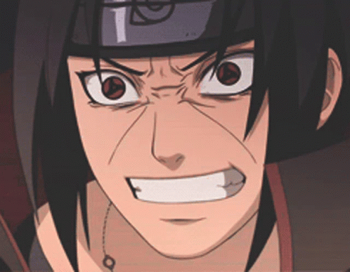 Amaterasu Itachi Evil Smile GIF