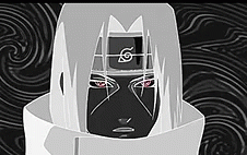 Amaterasu Itachi Uchiha Black And White GIF
