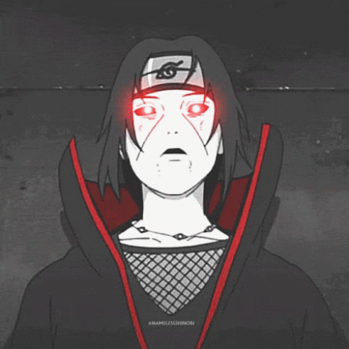 Amaterasu Itachi Uchiha Dark Force GIF