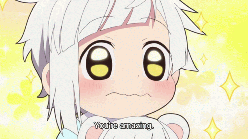 Amazed Cute Anime Atsushi Nakajima GIF