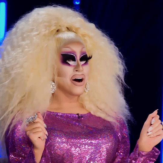 Amazed Wow Dancing Trixie Mattel GIF