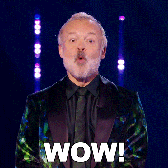 Amazed Wow Graham Norton Drag Queen GIF
