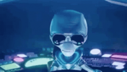 Amazing Alien Riding Ufo GIF
