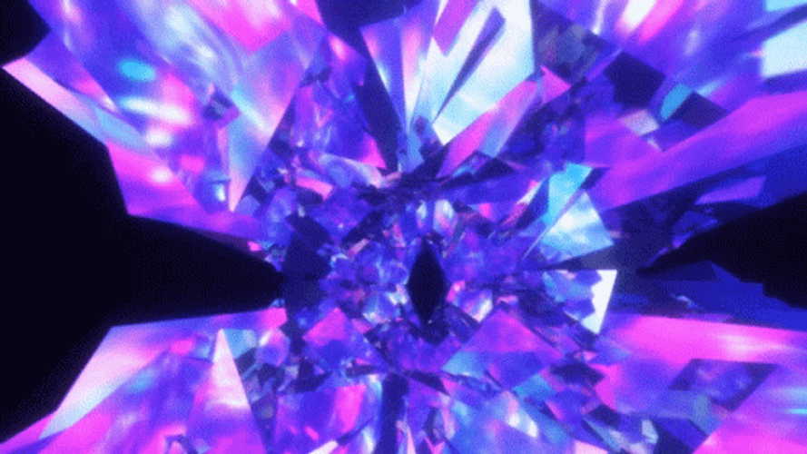 Amazing Crystal Portal Transport GIF