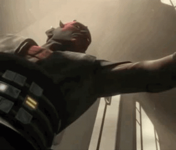 Amazing Darth Maul Getting Lightsaber GIF