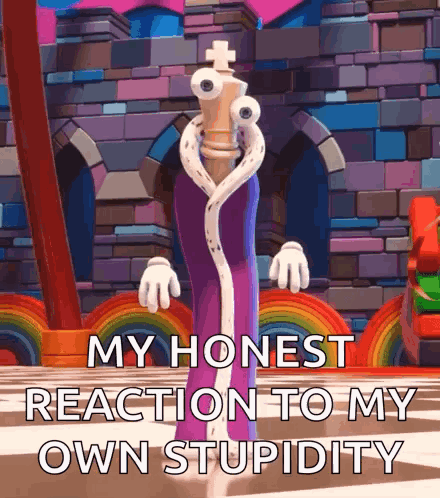 Amazing Digital Circus Kinger Shaking Own Stupidity GIF