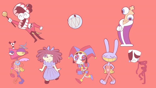 Amazing Digital Circus Playful Characters GIF