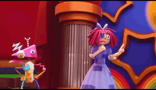 Amazing Digital Circus Ragatha Jax Peeking GIF