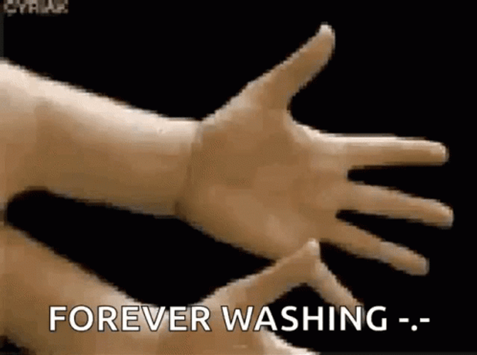 Amazing Hand Forever Washing Loop GIF