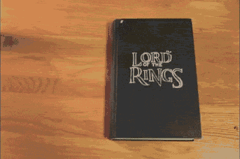 Amazing Lord Of The Rings Drawing Book Animation GIF