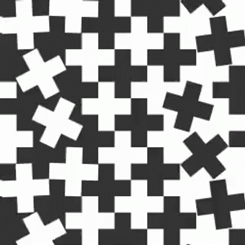 Amazing Rotating Crosses Optical Illusions GIF