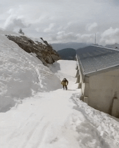 Amazing Ski Performance GIF