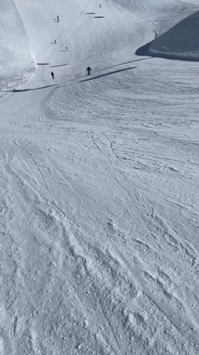 Amazing Skiing Snow Slide GIF