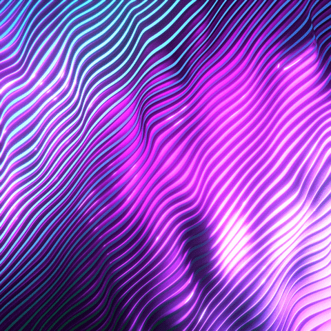 Amazing Synthwave Purple Wave Loop GIF