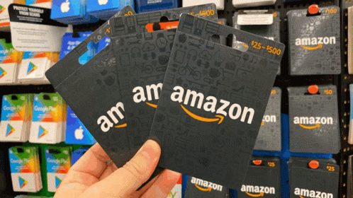 Amazon 500 Dollar Gift Card Design GIF
