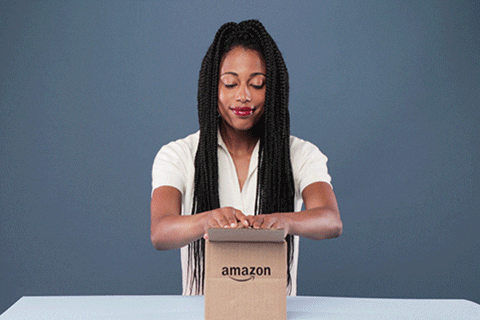 Amazon Parcel Arrive Ad GIF