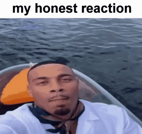 Ambatukam On Boat My Honest Reaction GIF