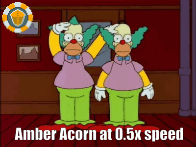 Amber Acorn Point Five Speed GIF
