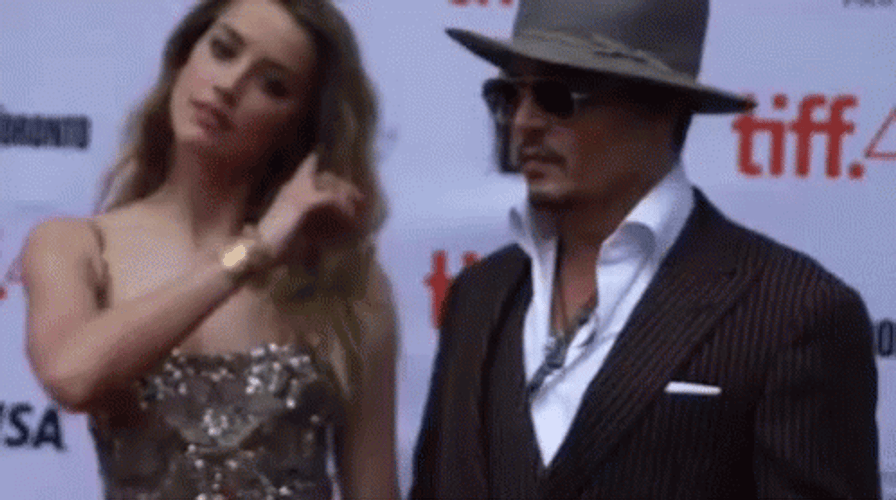 Amber Heard And Johnny Depp GIF