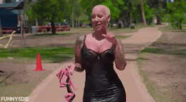 Amber Rose Walk Of Shame GIF