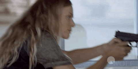 Ambush Doors Woman Kicked The Door GIF